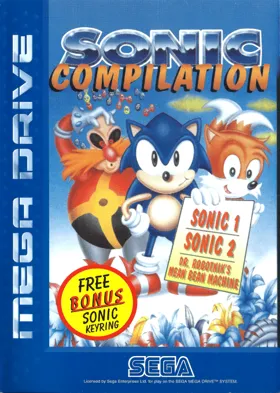 Sonic Compilation (Europe) box cover front